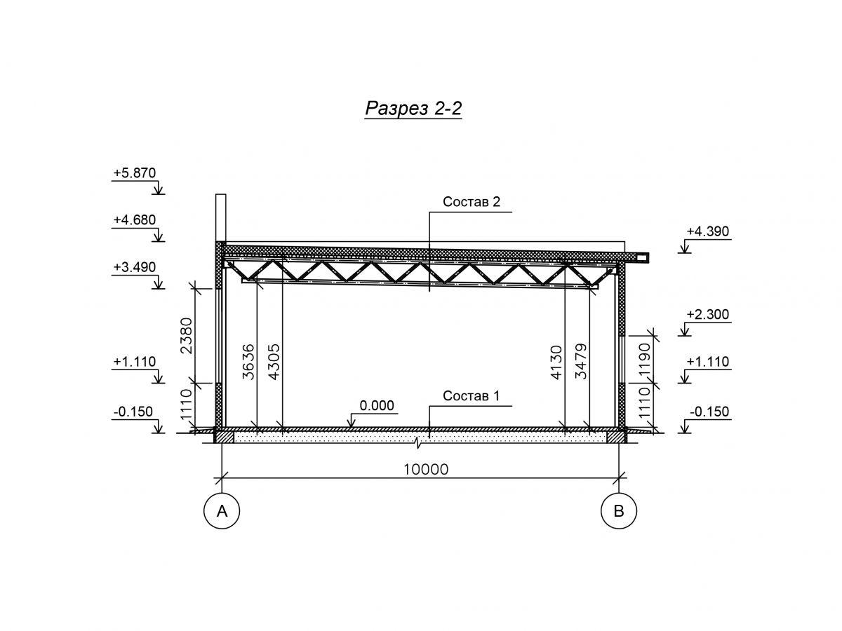 Планировка Кафе-столовая из сэндвич-панелей -  фото 8