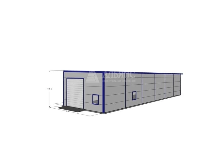 3D визуализация СТО из сэндвич-панелей - фото 9